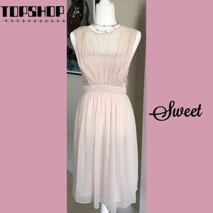 Blush colored Dress by TOPSHOP 🌷 Sz 4